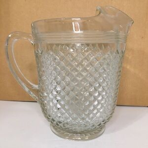 Anchor Hocking Miss America Clear 65oz pitcher.  Depression Glass.
